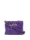 LOVE MOSCHINO DOUBLE-POUCH CROSS-BODY BAG