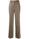 TWINSET HIGH-WAISTED WIDE-LEG TROUSERS