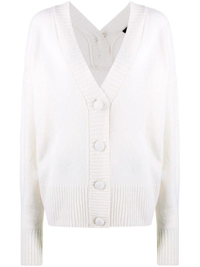 Federica Tosi Button-detail Cardigan In White