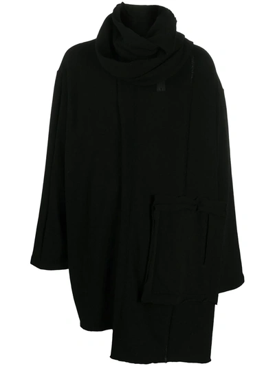 Yohji Yamamoto Wrap-style Cardigan In Black