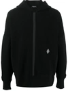 A-cold-wall* * Concealed Zipped Hoodie In Black