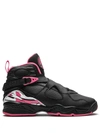 Nike Air Jordan 8 Retro Sneakers In Black