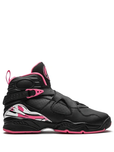 Nike Kids' Air Jordan 8 Retro Sneakers In Black