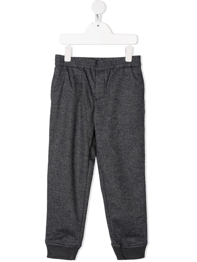 Emporio Armani Kids' Side Stripe Knitted Trousers In Unica