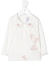 TARTINE ET CHOCOLAT FLORAL EMBROIDERED BLOUSE
