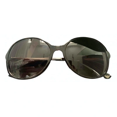 Pre-owned Emporio Armani Brown Sunglasses