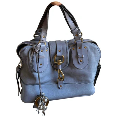 Pre-owned Chloé Blue Leather Handbag