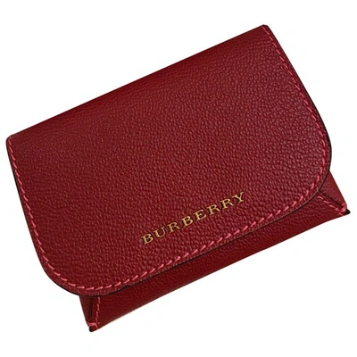 Pre-owned Burberry Multicolour Leather Wallet