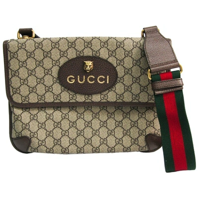 Pre-owned Gucci Animalier Brown Cloth Handbag