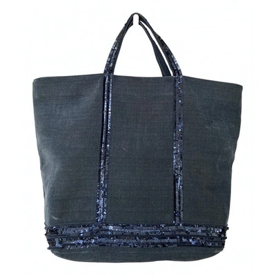 Pre-owned Vanessa Bruno Cabas Navy Cloth Handbag