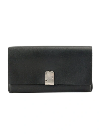 Werkstatt:münchen Flap Fastening Wallet In Black