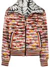 MISSONI REVERSIBLE ABSTRACT BOMBER JACKET