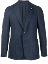 LARDINI SINGLE-BREASTED BLAZER