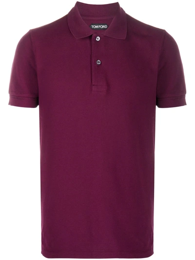 Tom Ford Klassisches Poloshirt In Red