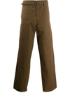 LEMAIRE BELTED COTTON TROUSERS