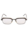 JACQUES MARIE MAGE METALLIC TEMPLE FRAME GLASSES,11535660