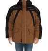 Napa By Martine Rose Oversized Logo Print Coat In Brown