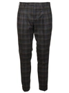 PT01 CHECKED CROPPED TROUSERS,HF22ZS0CL1RE83 160