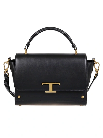 Tod's Handbag In Leather Mini In Nero