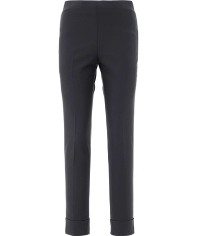 Peserico Women's Black Wool Pants