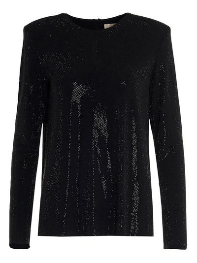 Alexandre Vauthier Embelished Blouse In Black