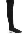 RENÉ CAOVILLA GRACE SOCK KNEE-LENGTH BOOTS