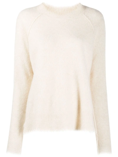 Uma Wang Crewneck Jumper In Neutrals