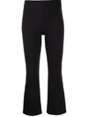 THEORY PULL-ON CROPPED TROUSERS