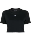 ADIDAS ORIGINALS TREFOIL ESSENTIALS CROPPED T-SHIRT