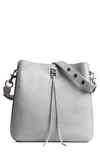 Rebecca Minkoff Darren Deerskin Leather Shoulder Bag In Perla