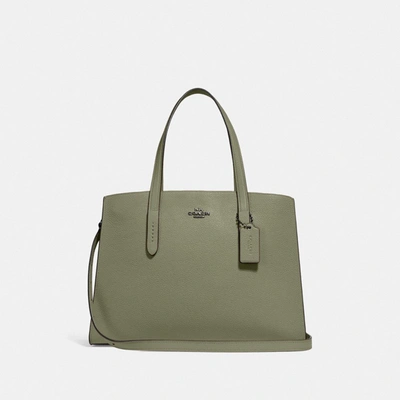 Coach Charlie Carryall In Green