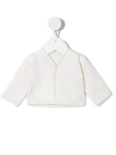 Dolce & Gabbana Babies' Cashmere Knitted Cardigan In Neutrals
