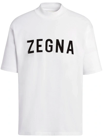 Ermenegildo Zegna X Fear Of God Fearofgodzegna Logo-print T-shirt In White