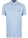 Polo Ralph Lauren Embroidered Logo Polo Shirt In Blue