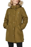 VERO MODA EXPEDITION TRACK PARKA WITH FAUX FUR TRIM HOOD,10230809