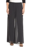 ALEX EVENINGS GEORGETTE OVERLAY PANTS,378074