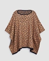 ANN TAYLOR GIRAFFE PRINT PONCHO,553537