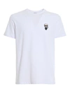 Karl Lagerfeld Logo-patch Crew Neck T-shirt In White