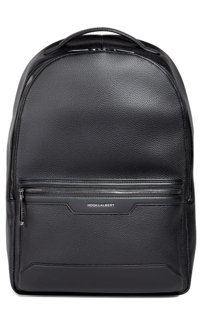 Hook + Albert Leather Backpack In Black