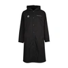 Undercover Graphic-print Hooded Parka In Black