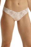 COMMANDO PRINT MICROFIBER THONG,CT02