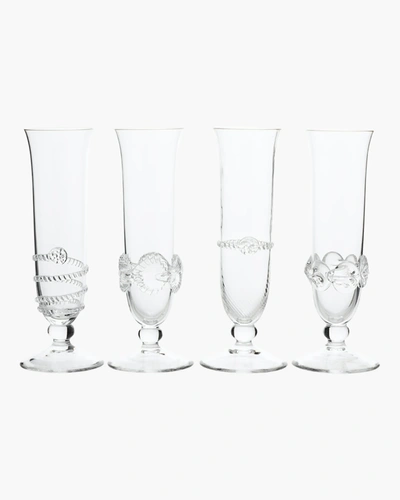 Juliska Heritage Collectors Champagne Flute Set In Clear