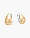 JOHN HARDY CLASSIC CHAIN BUDDHA BELLY EARRINGS | STERLING SILVER/YELLOW GOLD