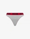 MOSCHINO STRETCH JERSEY THONG COLOR BLOCK