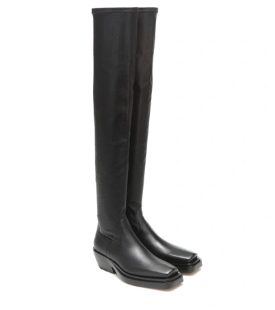 Bottega Veneta Over The Knee Boot In Black