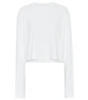 Wardrobe.nyc Crew Neck Stretch-jersey T-shirt In White