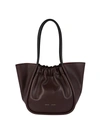 PROENZA SCHOULER RUCHED L LEATHER TOTE,060059182089