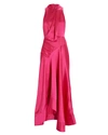 ACLER PALMERA DRAPED SATIN MAXI DRESS,060053404347