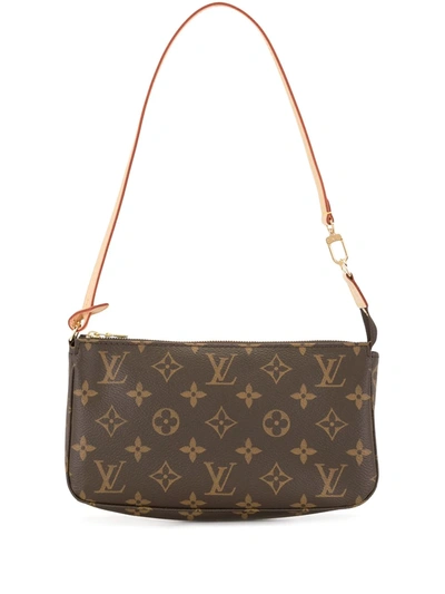 Pre-owned Louis Vuitton  Pochette Accessories Shoulder Bag In Brown