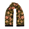 PACO RABANNE FLORAL-INTARSIA MOHAIR-BLEND SCARF,3916442